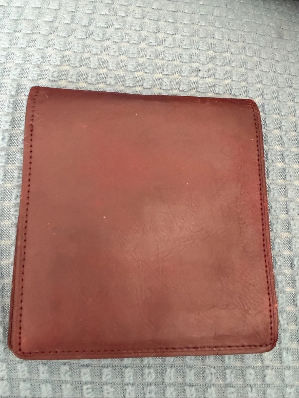 Yves Saint Laurent Men's Burgundy Leather wallet
